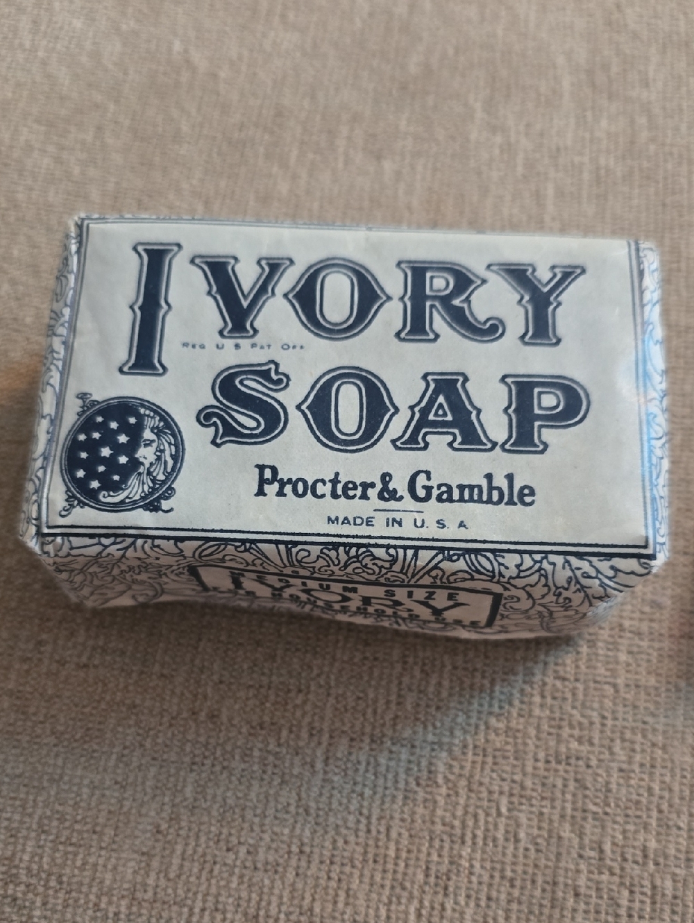 Vintage Ivory Soap Bar Reproduction